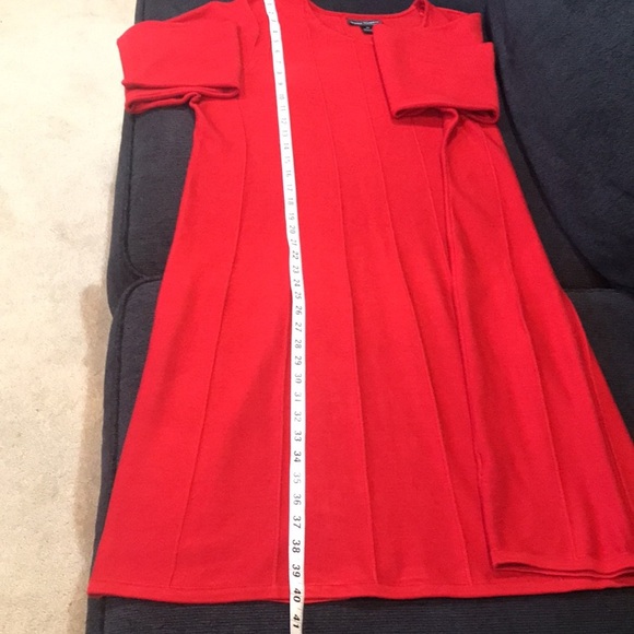 Jessica Howard Ribbed Cable Knit Rounded Neckline Long Sleeved Midi Dress-3X - Picture 12 of 14